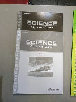 Abeka Student Tests AND Test Key for Science Earth and Space - For 1st Volume