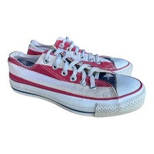Vintage Converse All Star Low Top Sneaker America Flag Made in USA Men 5