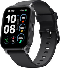Montre Connectée Homme Femme Avec Alexa, Smartwatch Avec Podometre, 100 Sports, 