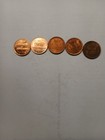 Lot Of 5 Wheat/Lincoln Memorial Pennies — photo 2