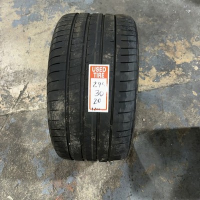 (1) 295/30/20 Goodyear Eagle F1 Supersport LTS Lotus Tire 5/32