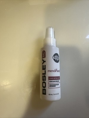 BosleyMD MendxTend Leave In Hair Treatment Tri Bond 3.4oz NEW