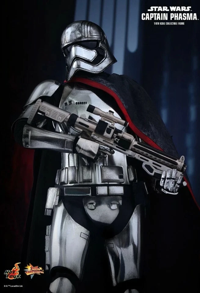 Figura Capitana Phasma Hot Toys MMS 328 Star Wars First Order Force Awakens Foto 3 de 4