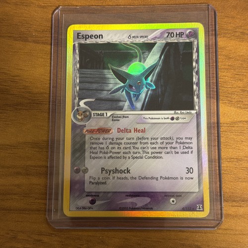Pokemon TCG Espeon (Delta Species) 4/113 EX Delta Species Holo