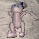 Pokemon plush  Mew Vintage Play By Play Nintendo Pink Animal Monster 8" 1998