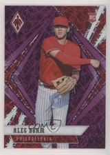 2021 Panini Chronicles Phoenix Purple Velocity Alec Bohm #17 0c2