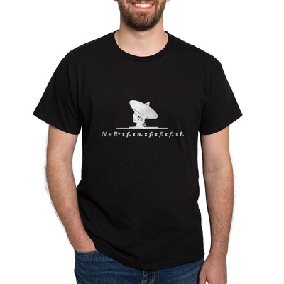 CafePress Drake Equation Dark T Shirt 100% Cotton T-Shirt (672254210)