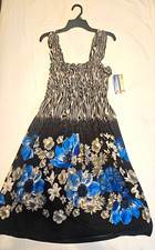 Women s Multicolor Floral Smocked Sleeveless ...
