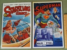 Superman Man of Steel Movie Serial Episode 4  Startling Comics 5 Posters 