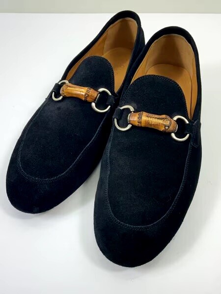 Gucci Mens Bamboo Buckle Horsebit Penny Loafers US 8 UK 7.5