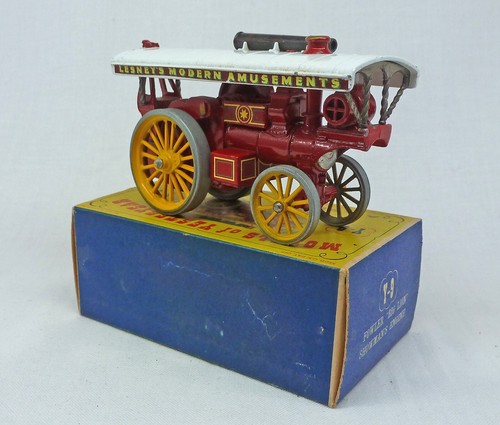 Matchbox Models of Yesteryear Y-9a Fowler Showman Engine rot mit D1 Box - Bild 3 von 3