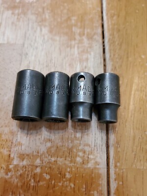 Mac Tools 3/8'' Drive E10-E16 Invert Torx Sockets Lot Of 4