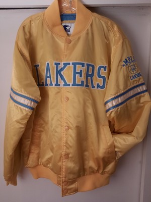 Vintage Starter MPLS LA Lakers Satin Sateen Jacket (XL)  
