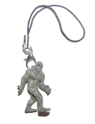 Bigfoot, Sasquatch, Cryptoid 3-D Cell Phone Purse Charm Add to Necklace Bracelet