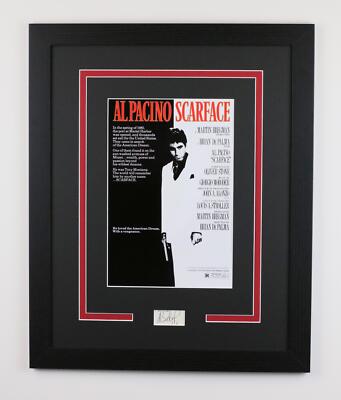Brian De Palma ''Scarface'' Director AUTOGRAPH Signed Framed 16x20 Display ACOA
