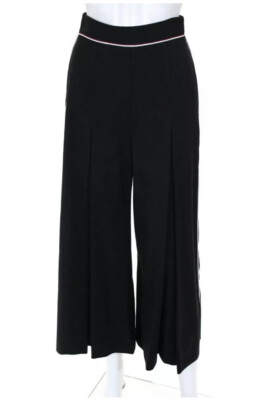 Stella McCartney Sz 40 IT / 4-6 US Pleated Wide Leg Wool Pants
