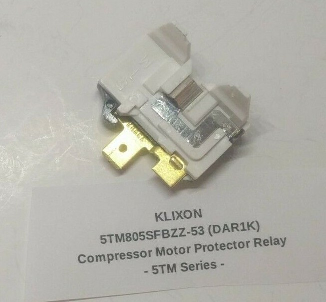 KLIXON 5TM805SFBZZ-53 (DAR1K) Compressor Motor Protector Relay