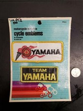 Vintage Team Yamaha Motorcycle America Cycle Emblems/Patches Washable Sew On