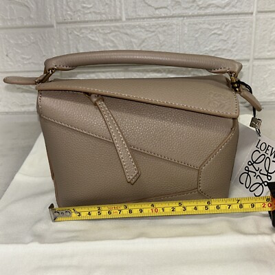 LOEWE SOFT GRAINED CALFSKIN PUZZLE EDGE MINI BAG | eBay