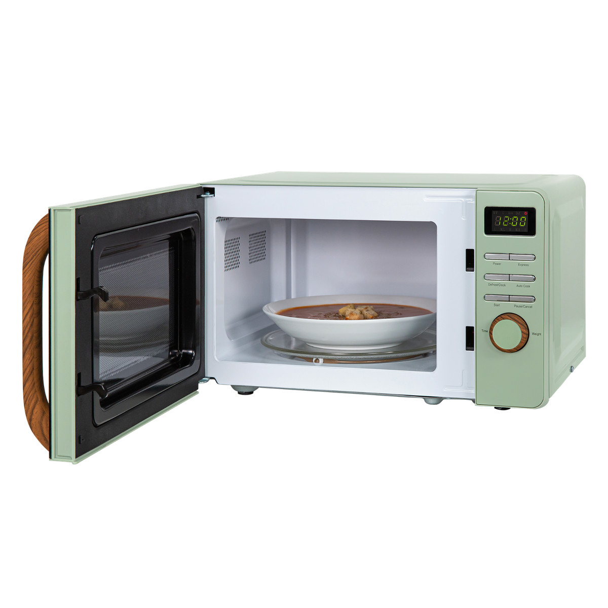 Russell Hobbs Green Microwave RHMD714MG-N 17L Scandi 700W Digital 