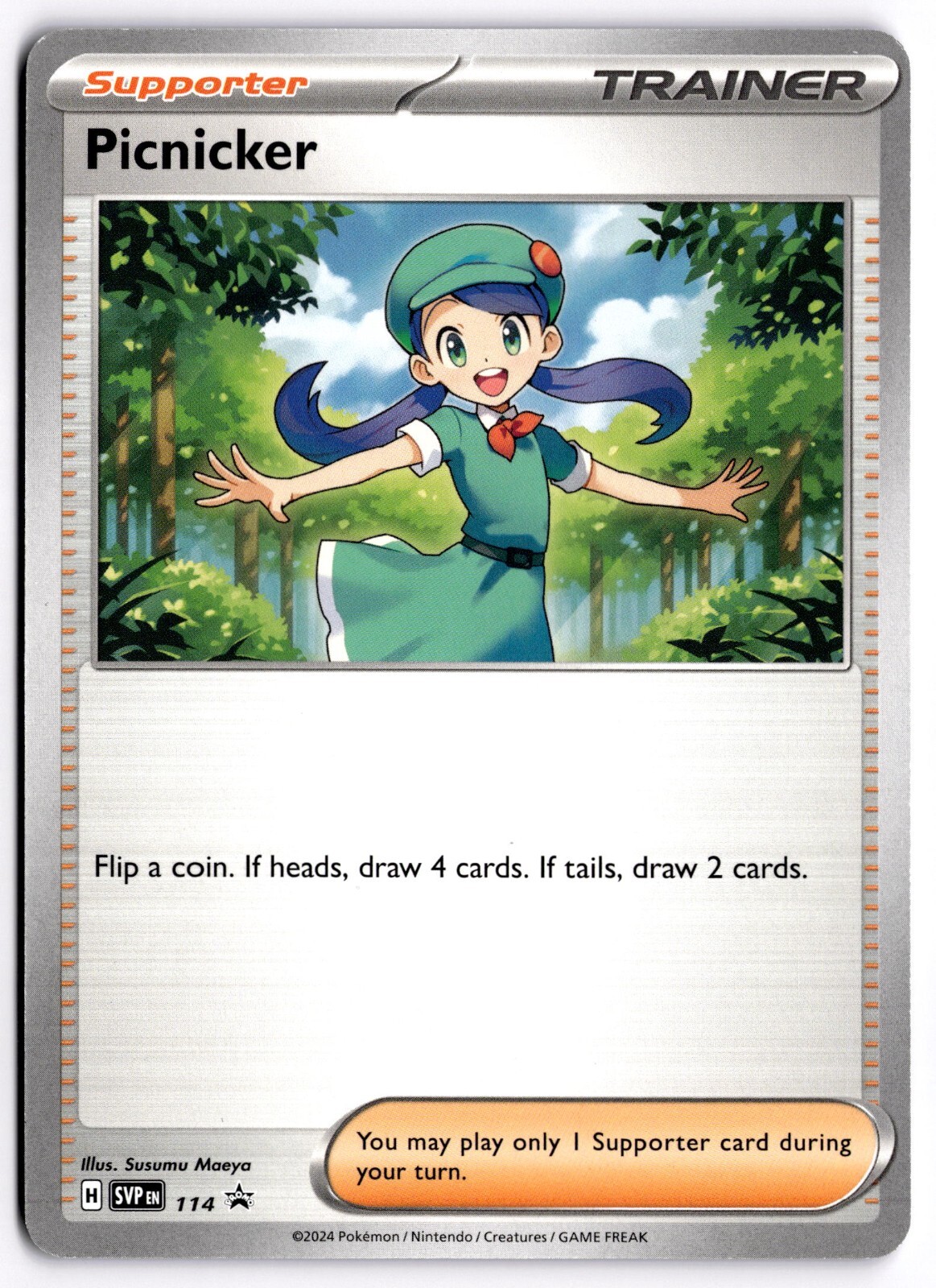 Pokemon TCG Picnicker 114 Sv: Scarlet & Violet Black Star Promo
