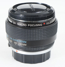 -Vivitar 2X Macro Focusing Teleconverter for Olympus 35mm film cameras