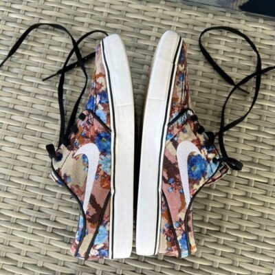 Nike Stefan Janoski RARE Men's Blue Digi Floral Skateboard