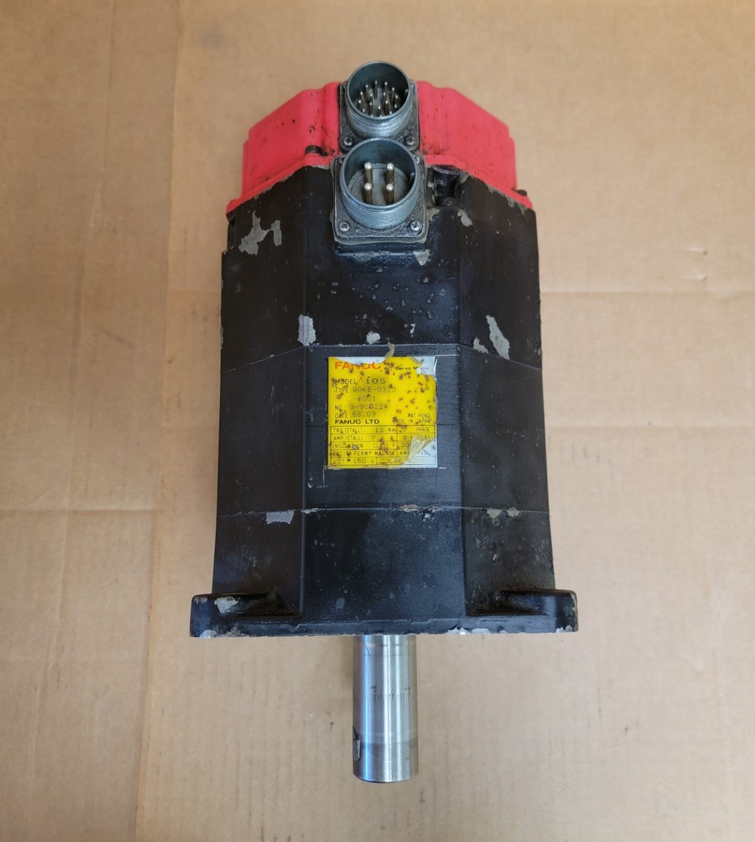 除雪用品 FANUC AC Servo Motor 10S A06B-0315-B001 FANUC AC SERVO MOTOR 10S. A06B-0315-B001. 12 TRQ. 7.6 AMP. | eBay