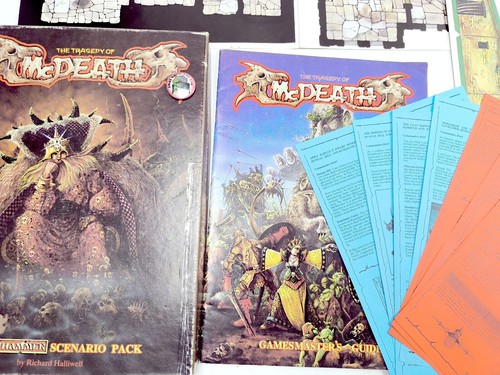 Games Workshop Warhammer The Tragedy of McDeath Scenario Pack 1986 UNUSED - Picture 5 of 15