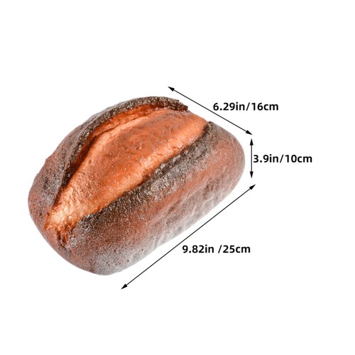 Realistic Simulation Bread Model Soft Fake Bread Shop Window Display Faux Bread - Zdjęcie 8 z 12