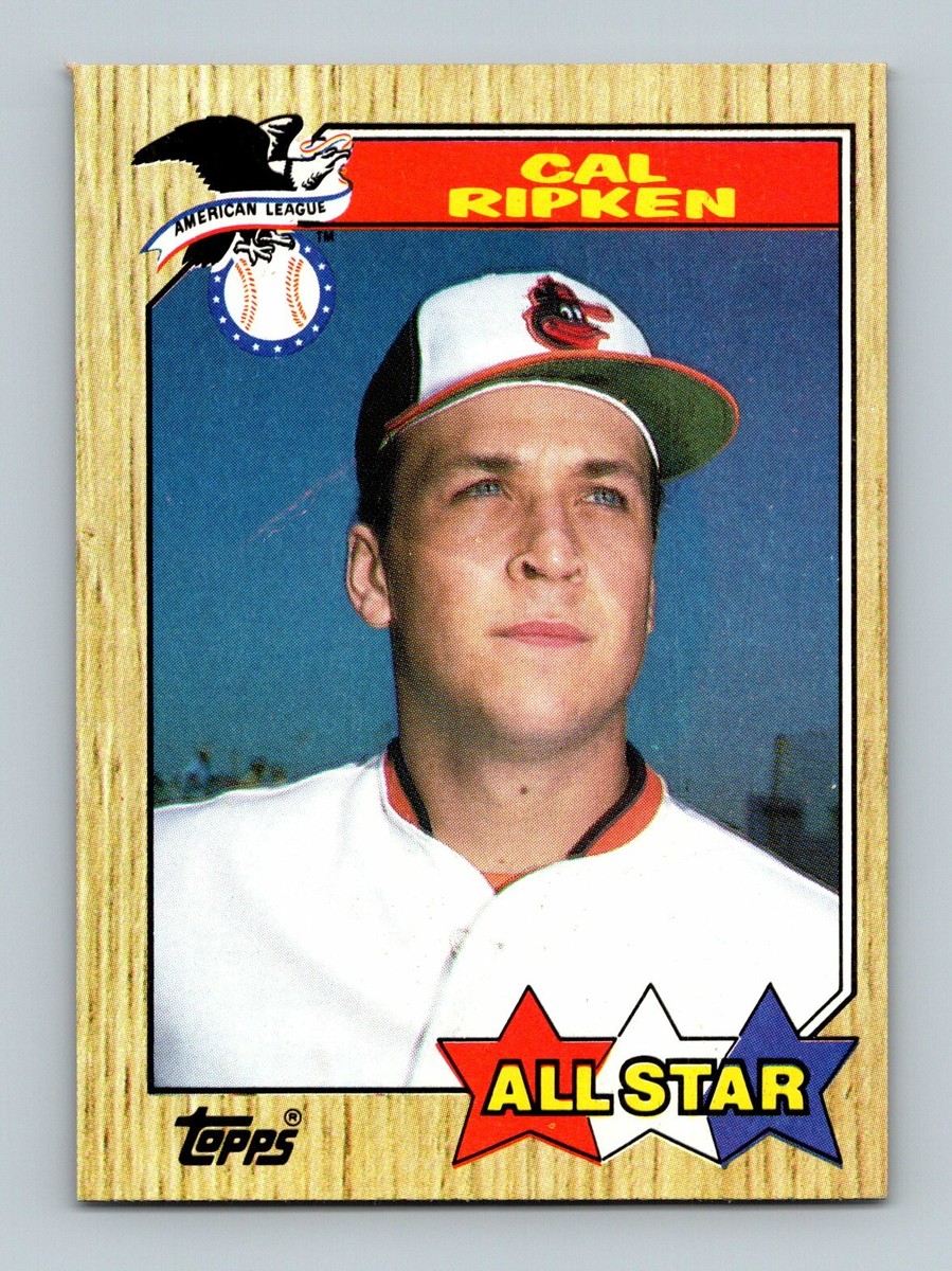 1987 Topps Baseball Card #609 All Star Cal Ripken Baltimore