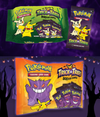 are there any rare cards in the pokemon halloween packs POKEMON HALLOWEEN BUNDLE 2022/2023 - Genuine NM/Mint cards by LOT/PIECE  -CHOOSE!