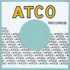 ATCO RECORDS yellow logo - REPRODUCTION RECORD COMPANY SLEEVES - pack of 10 