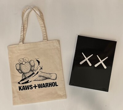 新品！ KAWS ✖️ アンディウォーホル artbook+bag! KAWS + WARHOL x UNIQLO Collaboration 2024 Art Book