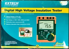 ECTECH FLIR 9XVE0 Digital High Voltage Insulation Tester Meter 80156672 