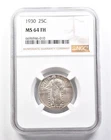 1930 Standing Liberty Quarter MS64 FH NGC *2186