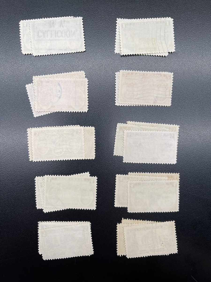 1-Used US 10 Stamp Set. 