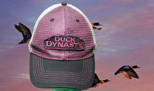 Duck Dynasty Camo Baseball Cap Hat Womens Pink Adjustable Embroidered