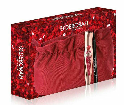 Set Deborah Milano Mascara Melograno + Eyeliner 24 Ore con Pochette