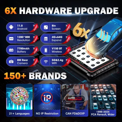 2025 Autel MaxiCOM MK900BT PRO Auto Diagnostic Scanner Tool Upgraded MK808BT PRO - Picture 9 of 17