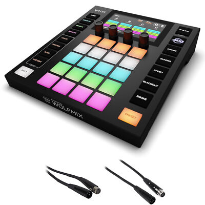 American DJ WMX1 MK2 Wolfmix Powered DMX LED Lighting Controller+Cables ADJ