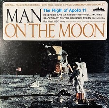 Man On The Moon Flight Of Apollo 11 by NBC's Roy Neal (Evolution, 1969) Vinyl Lp