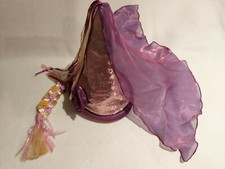 Original Disney Rapunzel Prinzessin Hut mit Tüll und Zöpfen