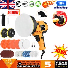 Electric Car Polisher Buffer Sander Polishing Machine 5"inch Buffing Sponge Kit