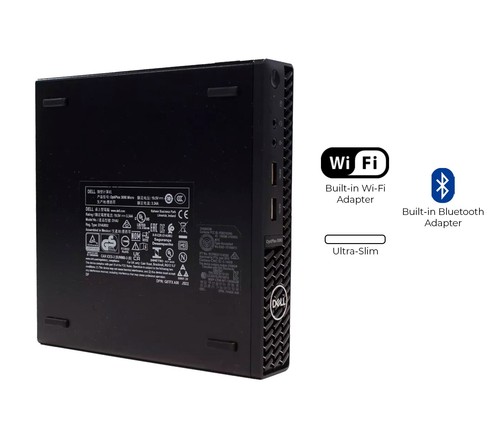 Dell OptiPlex 3080 Micro Intel i3 16GB/500GB WiFi+BT 24-inch Monitor KBM Bundle - Photo 4/17