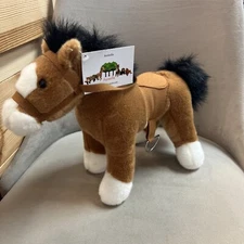 Auswella Plush Copper Pony Horse Plush Stuffed Animal 15”