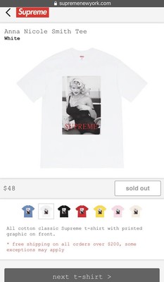 anna nicole smith tee supreme