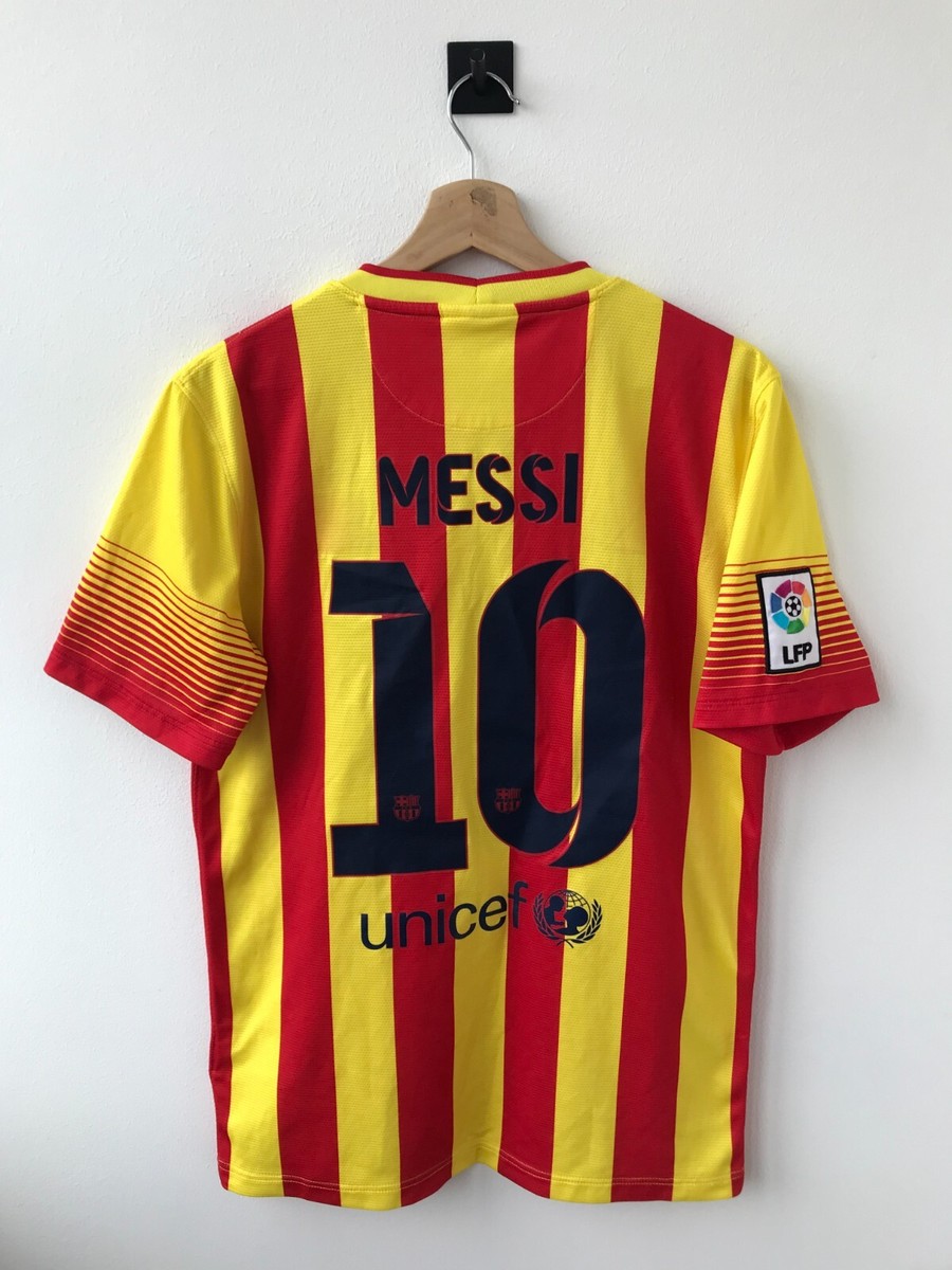 Nike FC Barcelona MESSI 2014 ユニフォーム FC Barcelona 2013/14 2014 #10 Messi Nike Qatar shirt jersey