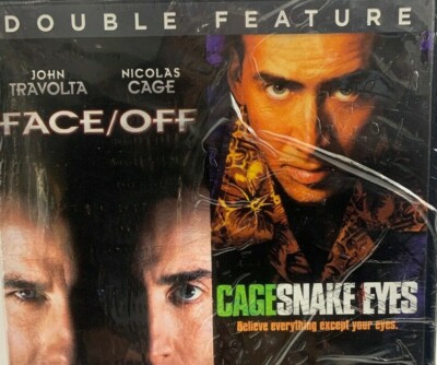 Faceoff / Snake Eyes DVD Double Feature New Factory Sealed Nicolas Cage 2017