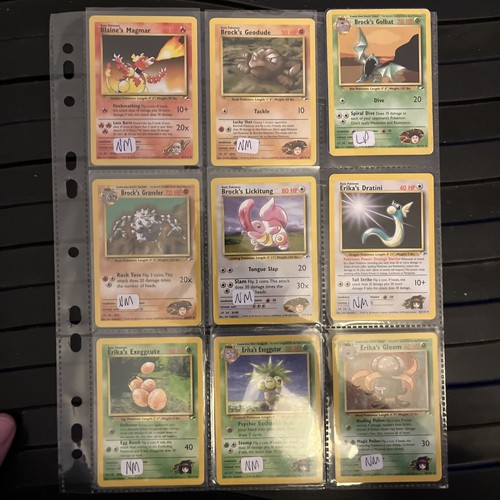 Pokémon TCG Gym Heroes 76 Of 132 Cards No Duplicates Most NM 19992000